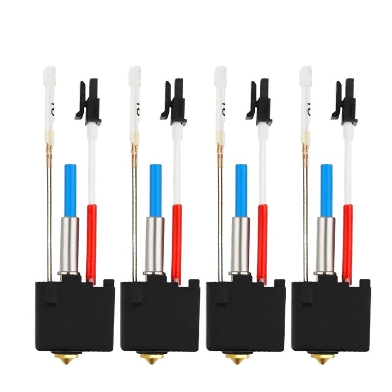 5pcs 24V 60W Hotend Kit for Creality Ender 2 Pro Plus Max 3D Printer Print Head Brass Nozzle - Image 3
