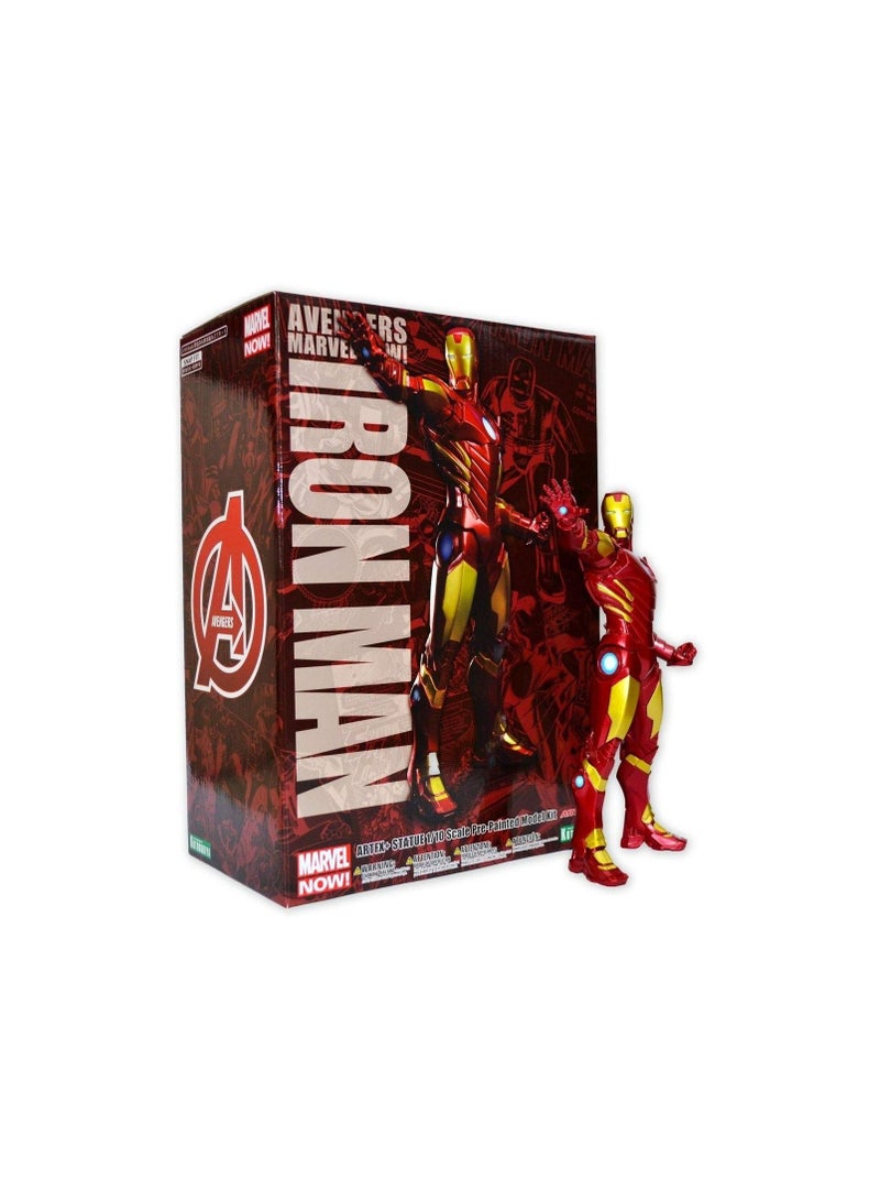 MARVEL تمثال Kotobukiya Avengers Now Iron Man من ArtFX باللون الأحمر - Image 1