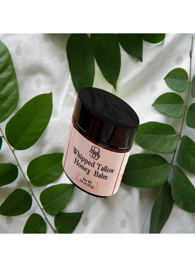 Whipped Tallow & Honey Balm - Natural Moisturiser for Dry, Sensitive Skin | Calendula-Infused Olive Oil | Handmade | Grass-Fed Tallow | All-Natural Care | 1.4 oz | Jasmine Essential Oil | - Image 4