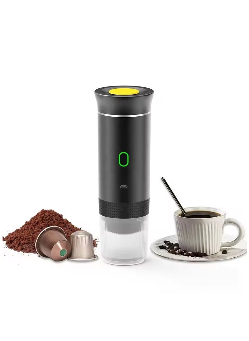 Joshberg Electric Travel Espresso Machine Heating Water Portable Coffee Maker Compatible with Ground Coffee Small Large Capsules  - Image 1