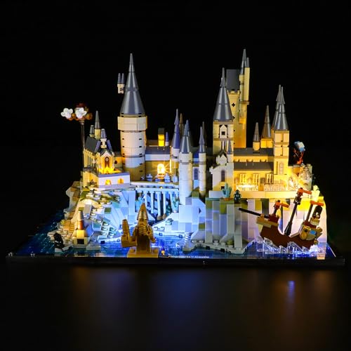 GEAMENT 2023 LED Light Kit Compatible with Lego Harry Potter Hogwarts Castle and Grounds 76419 Model Set Not Included - Image 1