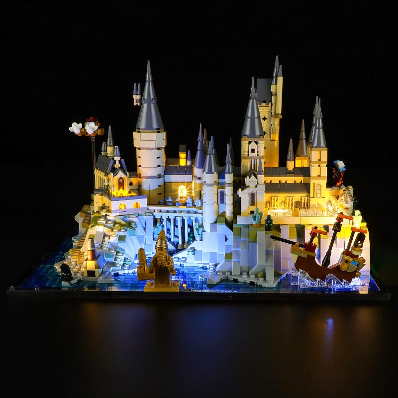 GEAMENT 2023 LED Light Kit Compatible with Lego Harry Potter Hogwarts Castle and Grounds 76419 Model Set Not Included - Image 2