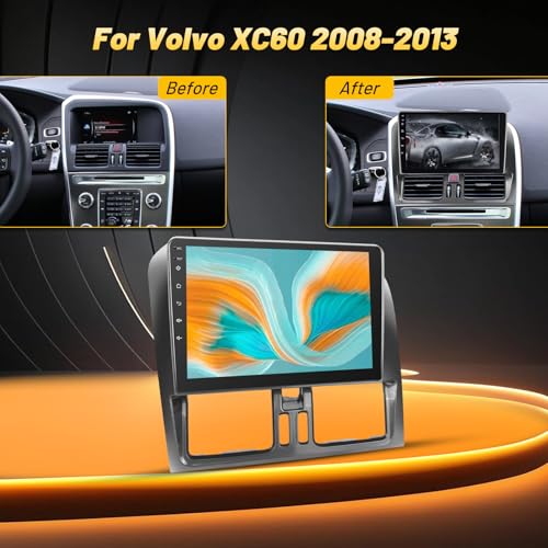 EKAT 264G for Volvo XC60 20082013 Android Car Stereo with Wireless Carplay and Android Auto 9 Inch HD Touchscreen Radio with EQ DSP GPS WiFi FMRDS AHD Rear View Camera - Image 3