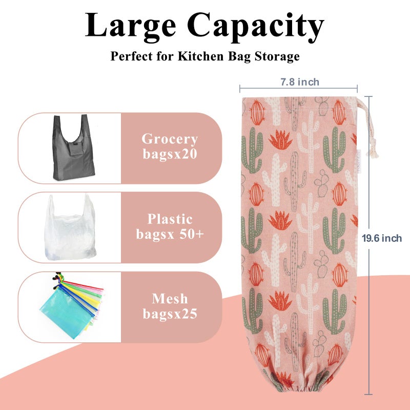 Togetrue Plastic Bag Holder  Wall Mount Plastic Bag Organizer Dispenser  Heavy Duty Grocery Bag Storage Holder For Home Kitchen Camper - Image 2