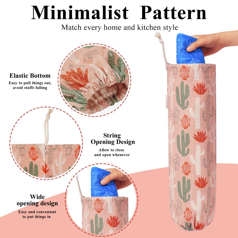 Togetrue Plastic Bag Holder  Wall Mount Plastic Bag Organizer Dispenser  Heavy Duty Grocery Bag Storage Holder For Home Kitchen Camper - Image 3