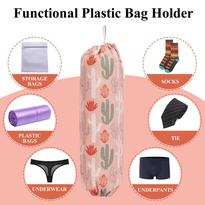 Togetrue Plastic Bag Holder  Wall Mount Plastic Bag Organizer Dispenser  Heavy Duty Grocery Bag Storage Holder For Home Kitchen Camper - Image 4