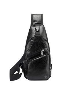 Elios Elios Men's 25 Ltrs Sling Bag (28 Cms) Backpack(El-18-01-Black_Black)  - Image 1