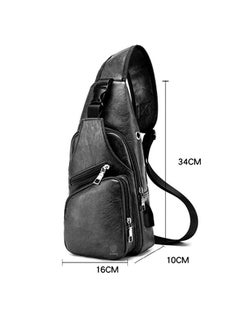 Elios Elios Men's 25 Ltrs Sling Bag (28 Cms) Backpack(El-18-01-Black_Black)  - Image 4