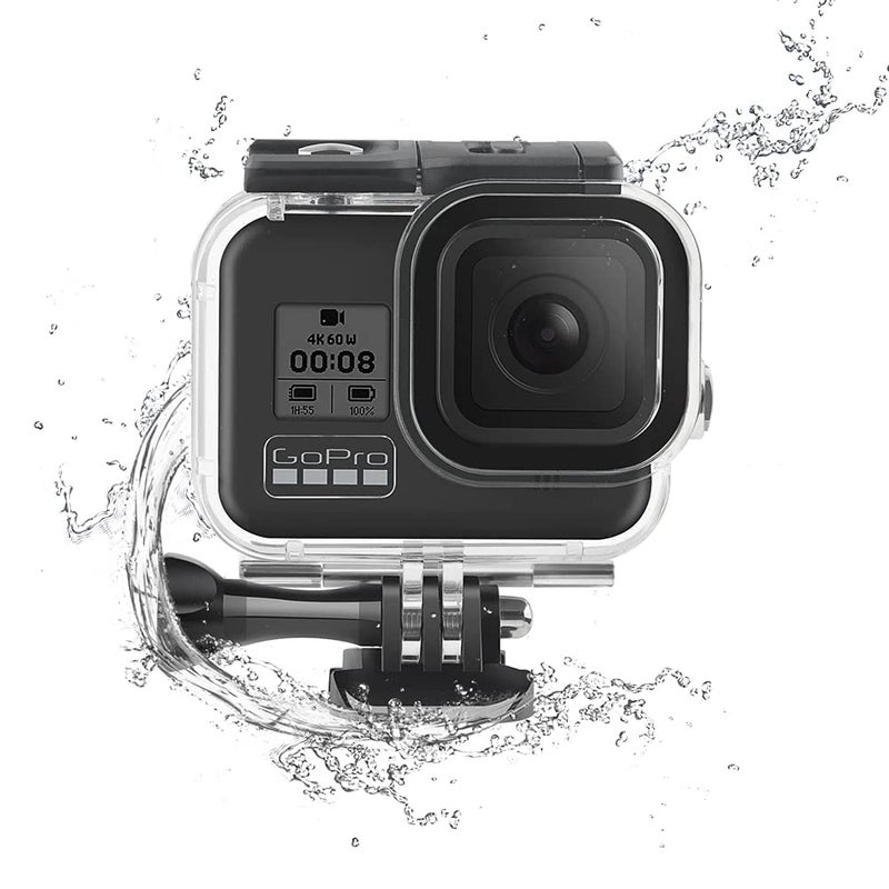 Quikprof Touchscreen Housing Case for GoPro Hero 9, 10 Waterproof Case Diving Protective Housing Shell 50m for GoPro Hero 9 Camera Free Extra backpanel - Image 2