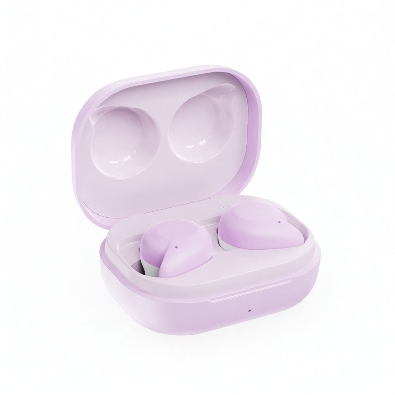 Erazer Wireless BT Headphones Purple Ergonomic Fit BT 5.4 Stable Connectivity - Immersive Sound 3.5-Hour Playtime Wireless Earbuds Noise Canceling with 20-Hour Charging Case for Sports - Image 1