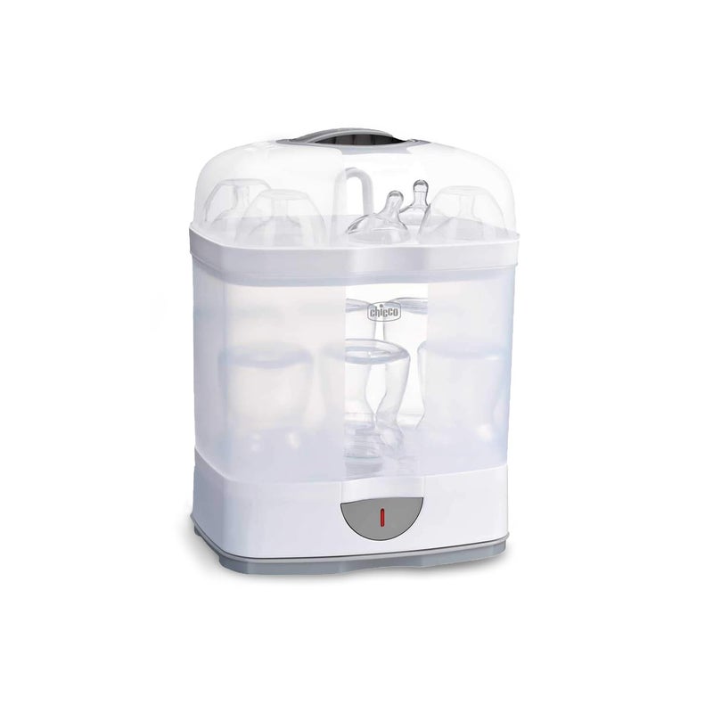 Chicco 2 in1 Steam Sterilizer | 6 Bottles | Kills 99.9% Of Germs | Stay Sterilized upto 24hrs | 5 Min Fast Sterilization | Auto Switch Off | Portable & Travel Friendly | 2 Years Warranty Cover - Image 4