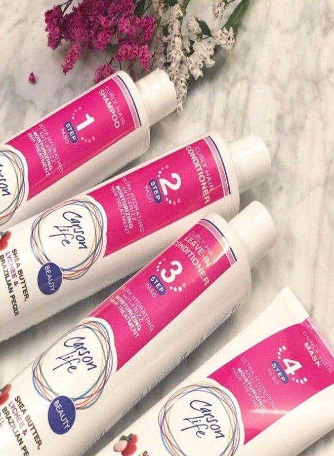 Carson Life Curly Hair Shampoo Paraben and Sulfate Free - 10 Oz - Designed For Curly & Wavy Hair - Shea Butter For Hydration, Anti Frizz, Shine and Bounce (Single) - Image 2