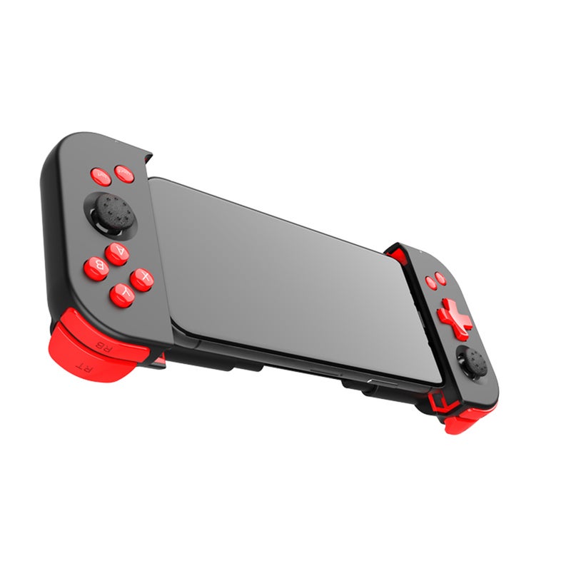 Wireless BT Gamepad Portable Stretchable Game Controller with Turbo Function Dual Rocker Compatible with Android/iOS Red&Black - Image 5