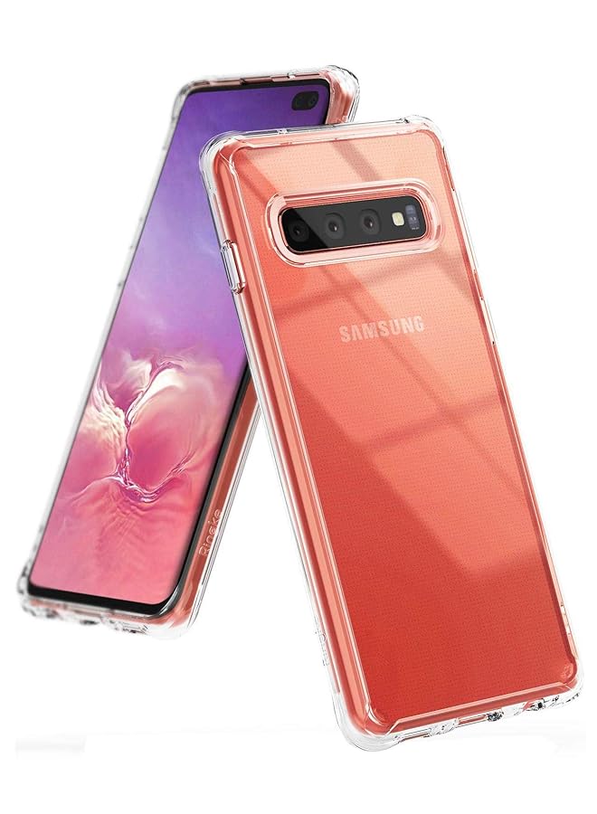 كول بيبي جراب خلفي ناعم ورفيع للغاية من السيليكون TPU لهاتف Samsung Galaxy S10 Plus وغطاء خلفي واقٍ شفاف لهاتف Galaxy S10 Plus - Image 1