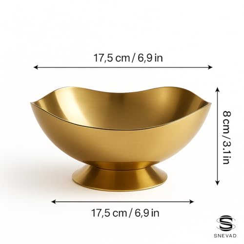 Snevad Stainless Steel Champagne Bucket Punch Bowl with Ladle – Large Metal Ice Bucket for Wine, Beer & Party Drinks – Hammered Square Design Ice Bowl with Base – Home Bar & Party Ice Bucket - Image 2