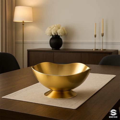 Snevad Stainless Steel Champagne Bucket Punch Bowl with Ladle – Large Metal Ice Bucket for Wine, Beer & Party Drinks – Hammered Square Design Ice Bowl with Base – Home Bar & Party Ice Bucket - Image 5