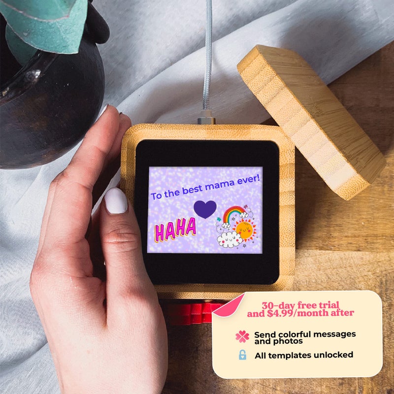 Lovebox Black & White | Love Note Messenger | Meaningful for Mom, Dad, Wife, Husband, Grandma, Grandpa, Kids, Couple Gift, Long Distance Relationship Gift - Image 4