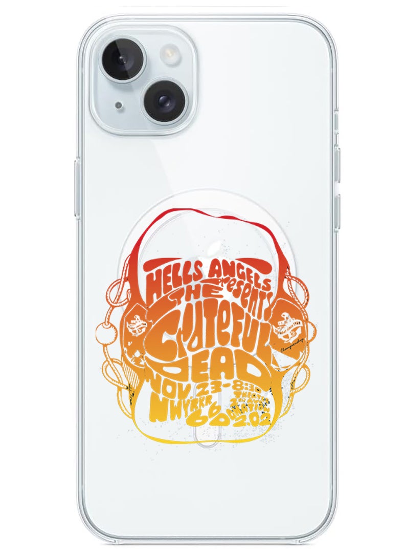 Theodor Magnetic Case for iPhone 15 6.1-inch Compatible with MagSafe Wireless Charging, Shockproof Phone Bumper Cover Hells angels copy - Image 1