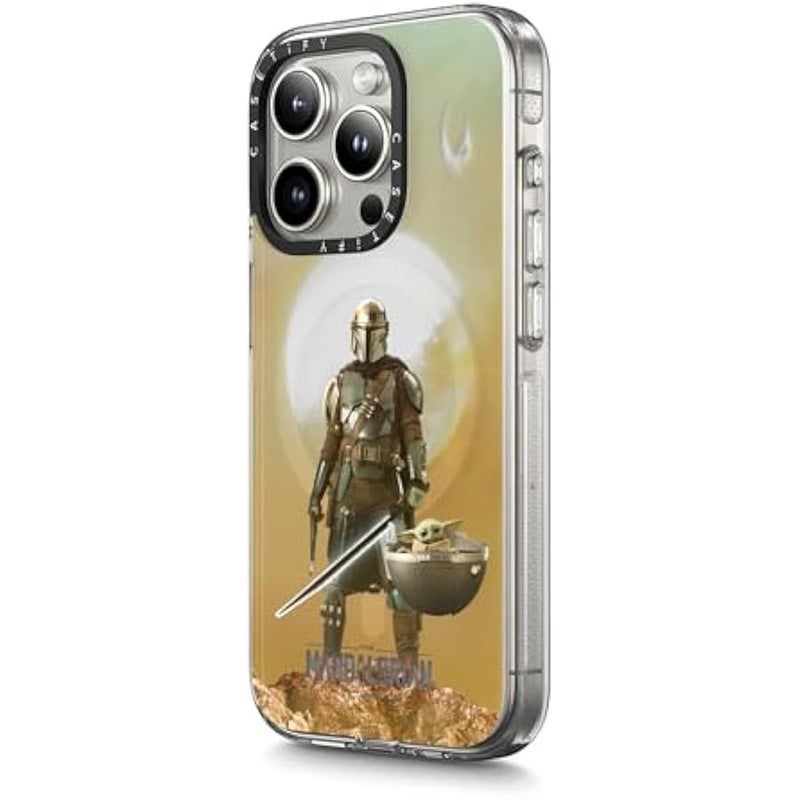 Casetify Clear iPhone 15 Pro Case 【Mandalorian Co-Lab/Not Yellowing / 6.6ft Drop Protection/Compatible with Magsafe】 - A Clan of Two - Clear - Image 5