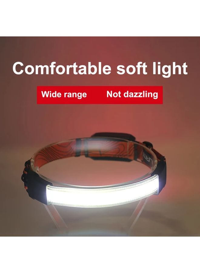Security Headlamp Rechargeable LED Floodlight Red Taillight for Camping - Image 5