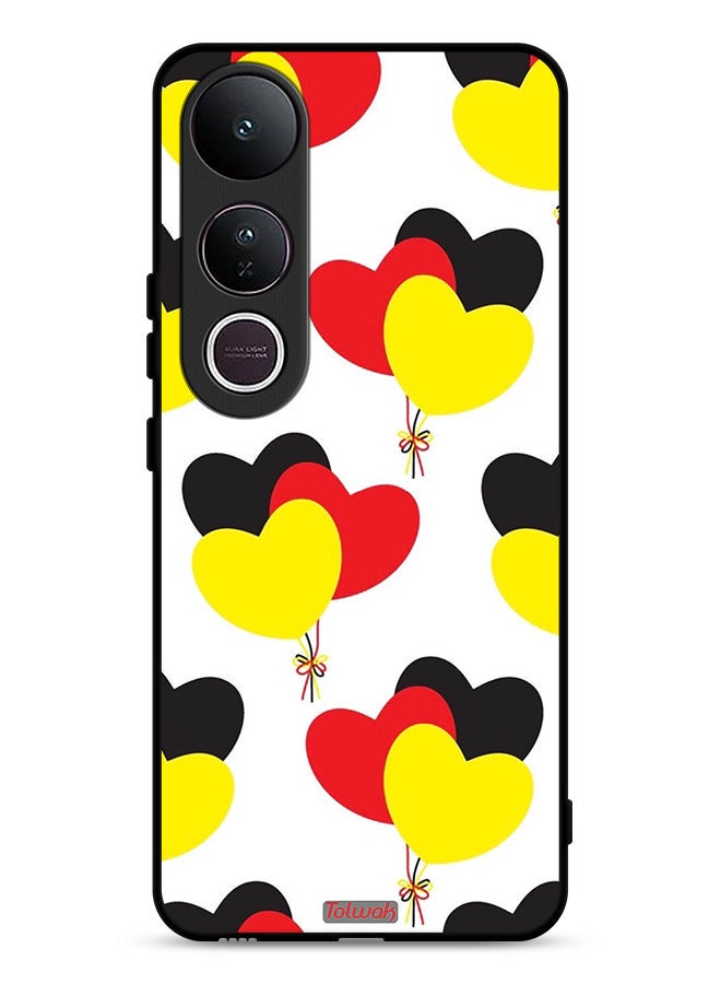 Tolwak Vivo V50 Lite Protective Case Cover Three Hearts Bunch