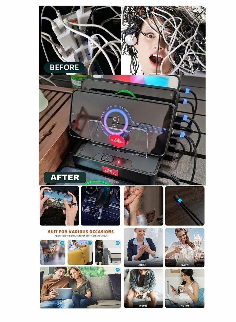 SYOSI Magnetic Type C Tips Magnetic Charging Series Type c Tips 10pc Just Charger Tips Without USB Cable Non Data - Image 5