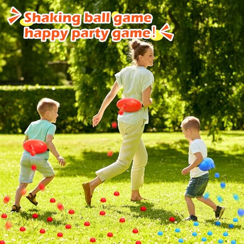 Skirfy Party Shaking Swing Balls Game Set for Kids Adults,Backyard Family Toy with 40 Balls, Birthday Halloween Games Outdoors Indoors Bachelorette Party Games for Boys and Girls Age 5 6 7 8 9+ - Image 5