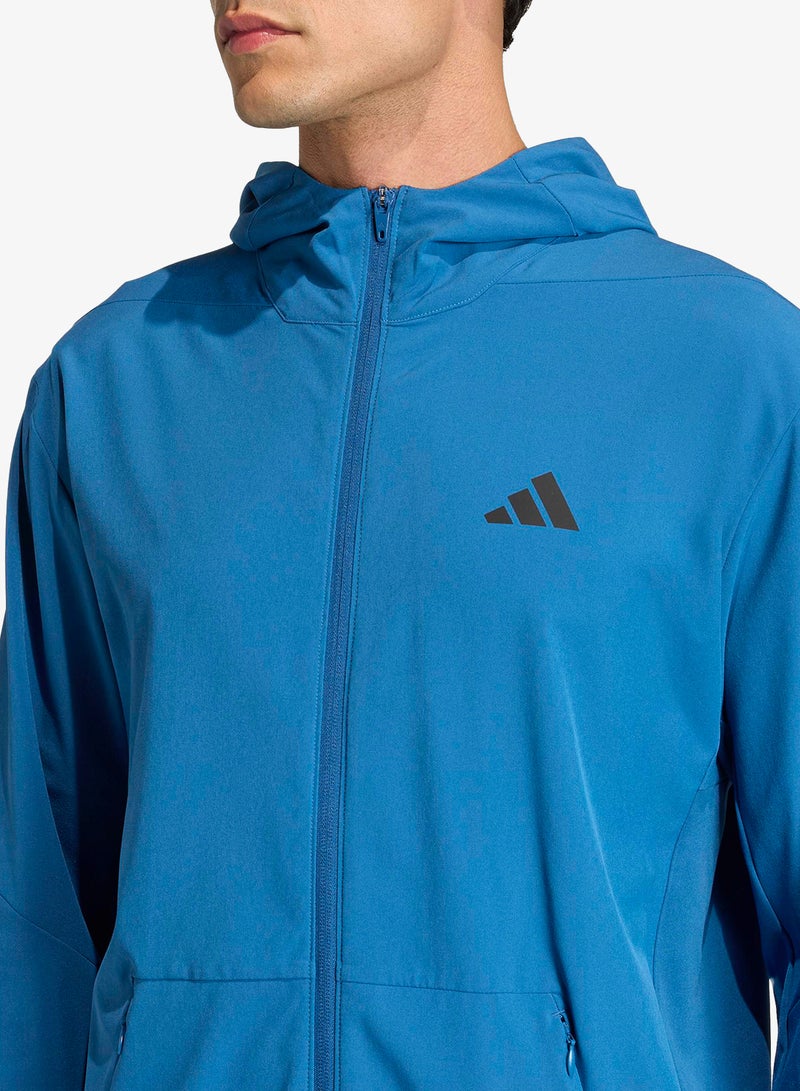 Adidas D4T Workout Hoodie - Image 3