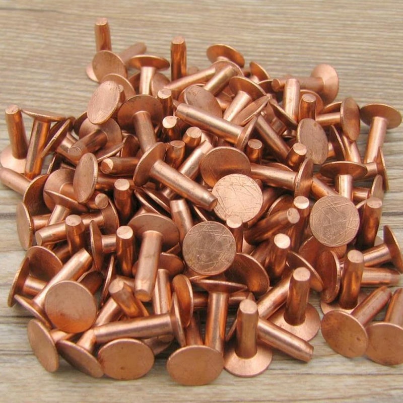 GETAJGHSD 50 Sets Metal Rivet Studs DIY Craft Supplies for Leatherwork Belts Collars Small Hole Pieces, 9.3×19mm, Suitable for Handmade Bags and Upholstery - Image 5