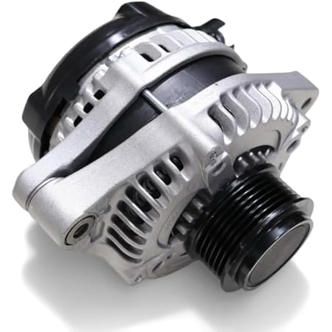 Gecious 31100-5J6-A01 Alternator 12V 155A 6-Groove Clockwise Pulley | Compatible with Honda Pilot 2016-2020 3.5L, Ridgeline 2017-2020, Odyssey 2018-2020, Passport 2019-2020 & MDX 2014-2020 - Image 1