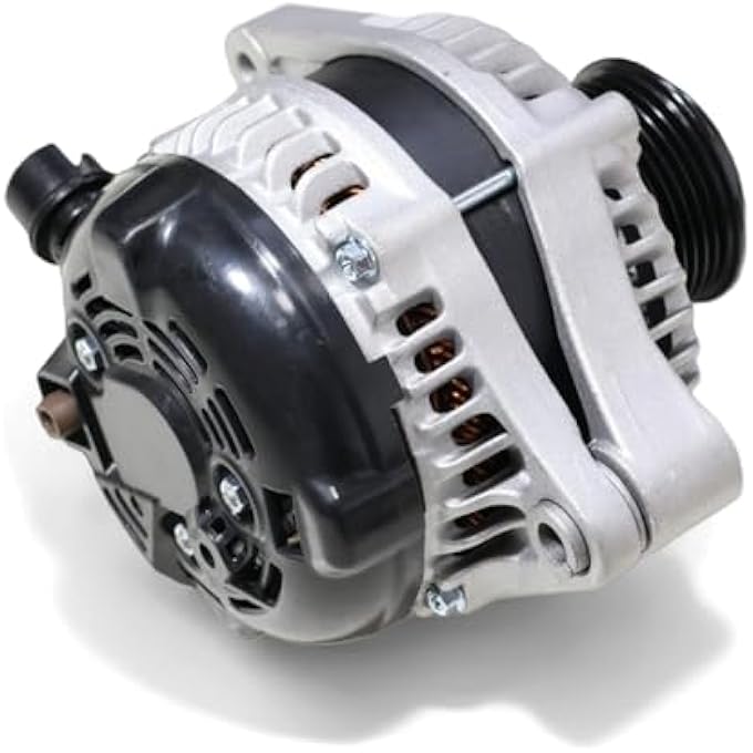 Gecious 31100-5J6-A01 Alternator 12V 155A 6-Groove Clockwise Pulley | Compatible with Honda Pilot 2016-2020 3.5L, Ridgeline 2017-2020, Odyssey 2018-2020, Passport 2019-2020 & MDX 2014-2020 - Image 2