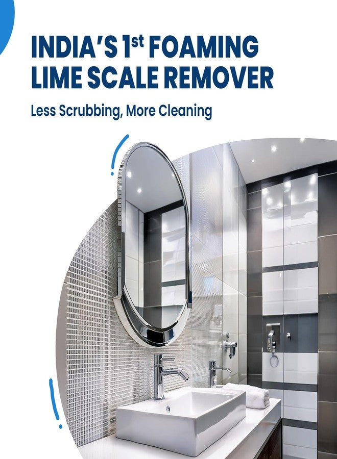 Happi Planet | Tap Cleaner & Limescale Remover | India’s 1st Foaming Formulation for Reduced Scrubbing Effort | 500ml X 2 | All Purpose Cleaner - Suitable for Bathroom, Tap, Shower, Tiles, Mirrors - Image 2