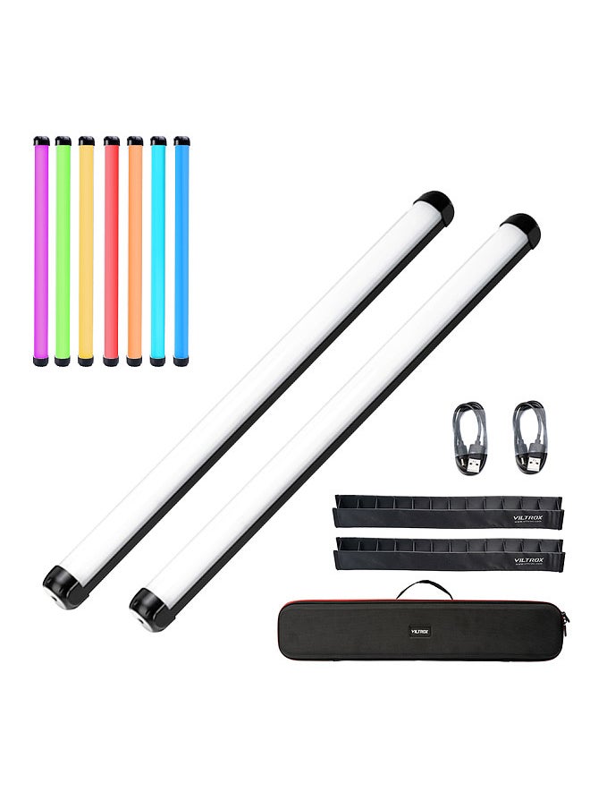 VILTROX K60 20W RGB LED Light Bi-Color Light Tube Portable Fill Light Wand Stick 2500K-8500K Dimmable TLCI≥97 CRI≥95 with 26 Special Scene Effects OLED Screen  - Image 1