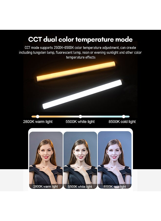 VILTROX K60 20W RGB LED Light Bi-Color Light Tube Portable Fill Light Wand Stick 2500K-8500K Dimmable TLCI≥97 CRI≥95 with 26 Special Scene Effects OLED Screen  - Image 4