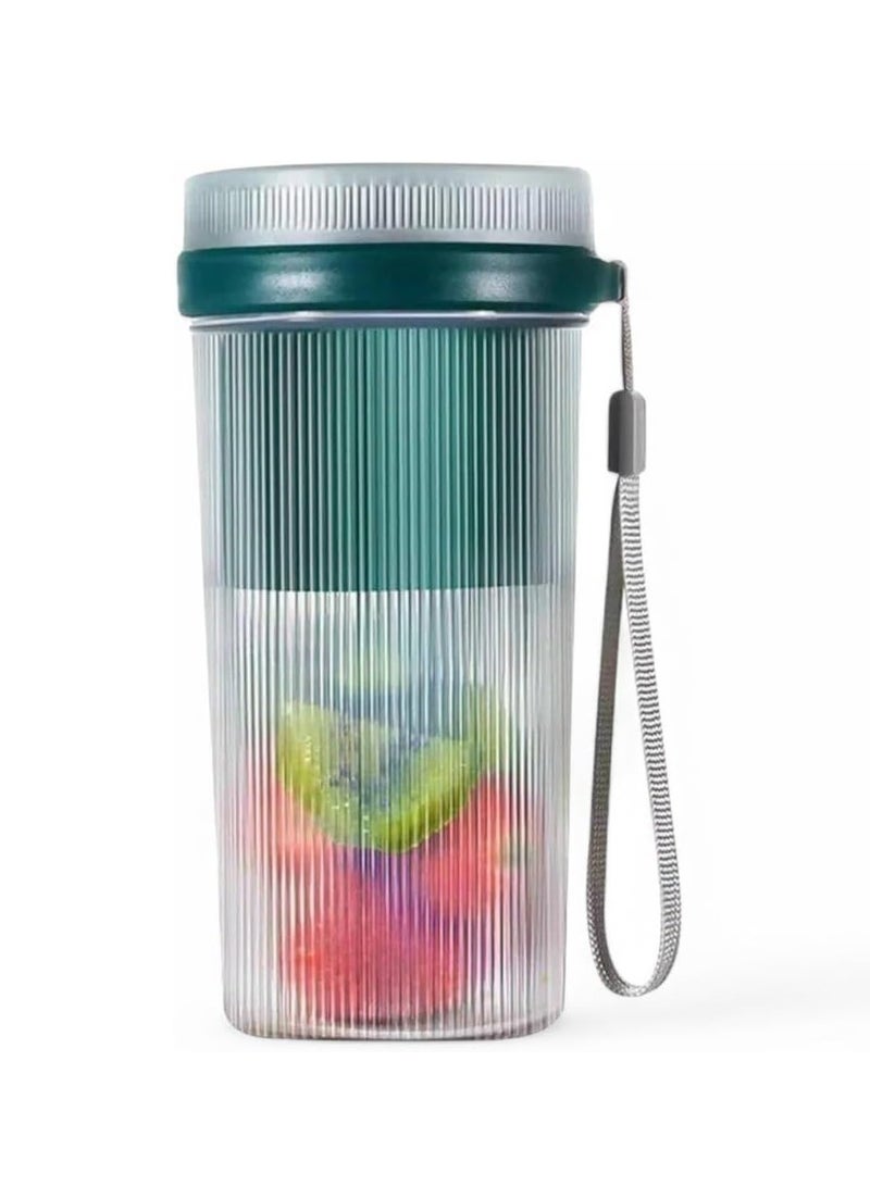 Plan A Portable Juicer Cup, Electric Juicer Cup, Easy to Prep Juices, Suitable for Home and Travel, Waterproof, 300ml USB Rechargeable (Pink)  - Image 1