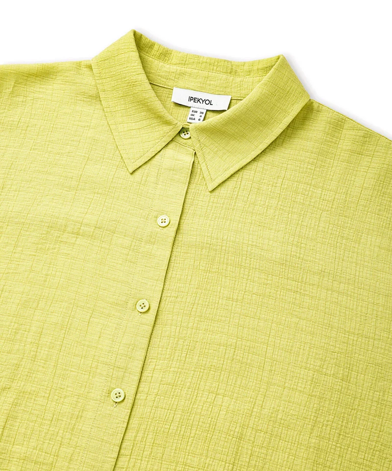 Ipekyol  Textured Basic Shirt for Women | Best Price UAE