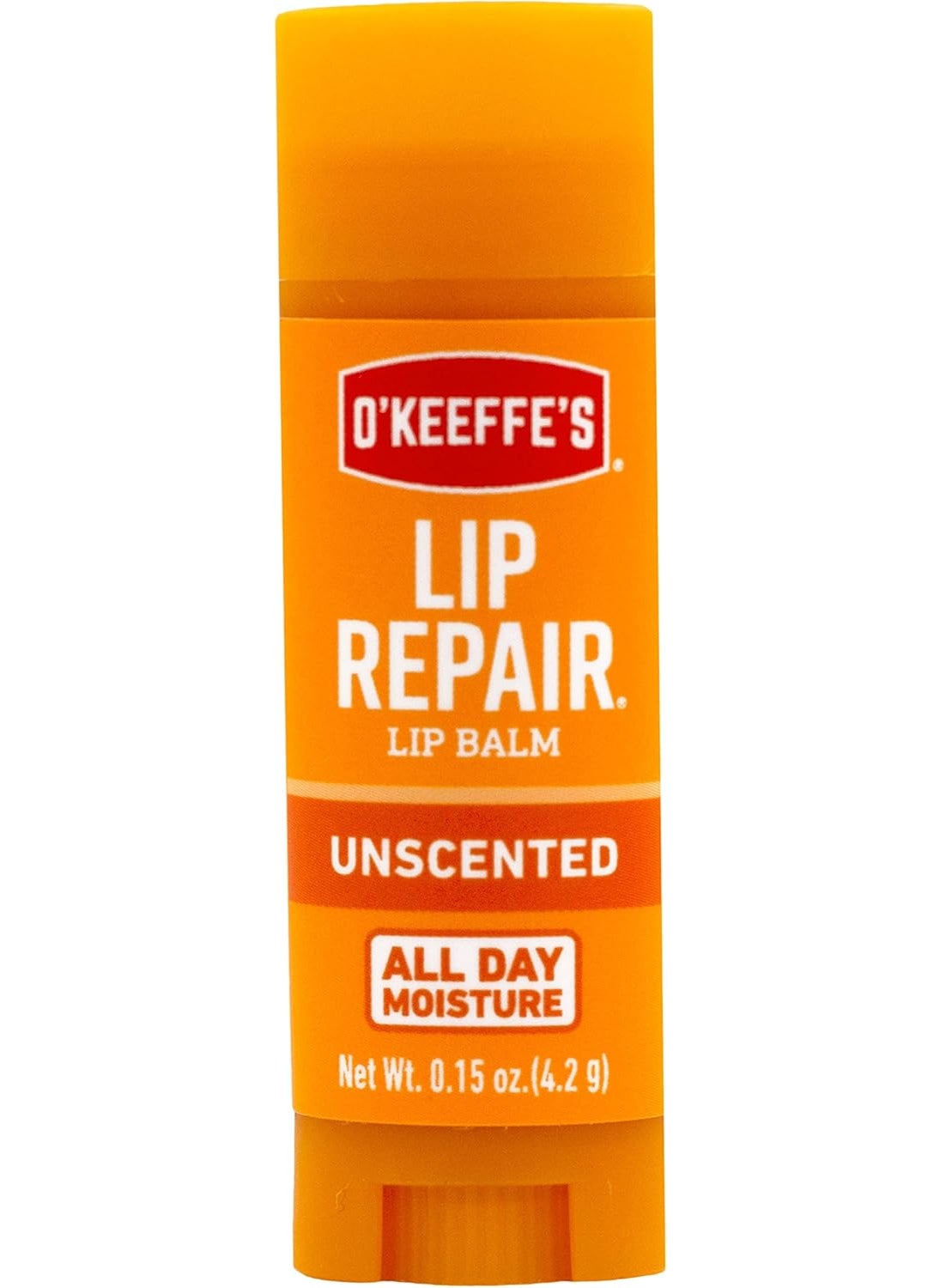 O'Keeffe's OKeeffes Unscented Lip Repair Lip Balm for Dry Cracked Lips Stick Pack of 1 