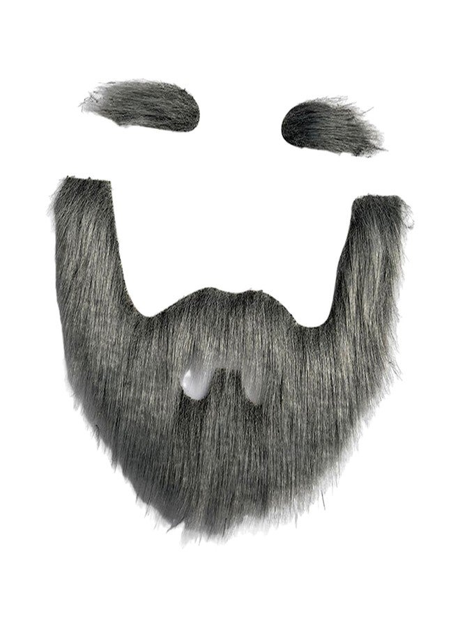 Indusoire 3 Pcs Fake Beard, Fake Beard for Acting, Duplicate Moustache and Beard Set, Fake Moustache for Role Play, Cosplay, Parties, Stage Performance - Image 3