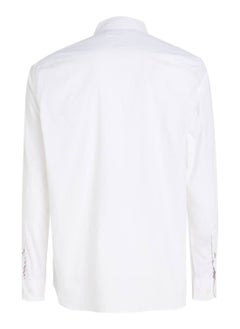 TOMMY HILFIGER Men's Oxford Flex Shirt - Cotton, White  - Image 4