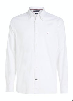 TOMMY HILFIGER Men's Oxford Flex Shirt - Cotton, White  - Image 2