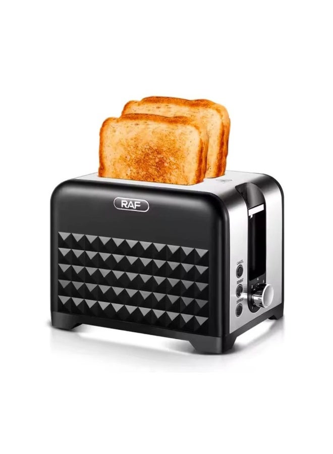 Two-slice toaster - 5 toasting settings - 930 watts R.2101 (3-year warranty)
