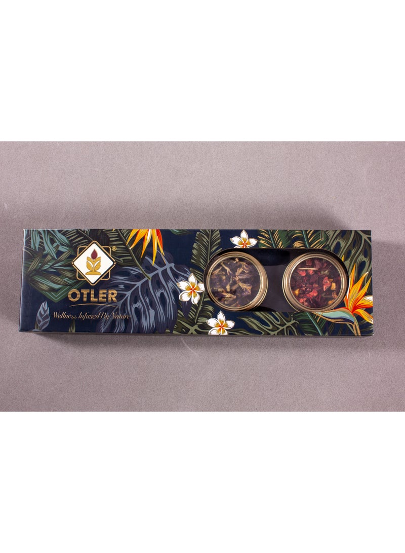 Otler ASSORTED ARTISANAL GIFT BOX ( 4 TINS GREEN TEA ) - Image 2