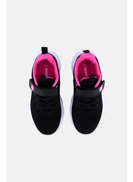 RBX Kids Girl Velcro Closure Training Shoes, Black  - Image 3