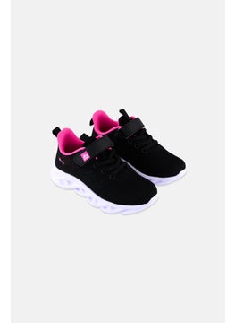 RBX Kids Girl Velcro Closure Training Shoes, Black  - Image 1