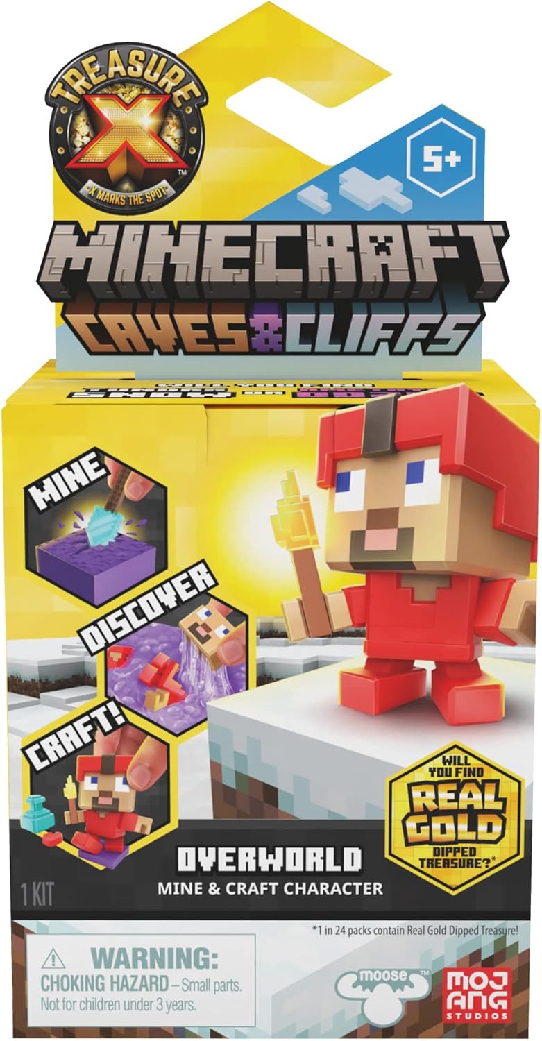 Treasure X Minecraft Caves & Cliffs - Overworld Characters. Mine, Discover & Craft with 10 Levels of Adventure & 12 Mine & Craft Characters to Collect - Image 2
