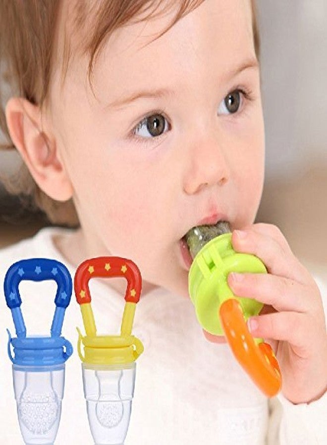 TINY DEAL Lock Weighted Flexi Straw Trainer Cup with Fresh Food Nibbler Fruit Feeder Nipple Pacifiers Bottles Pack of 2 - Image 5