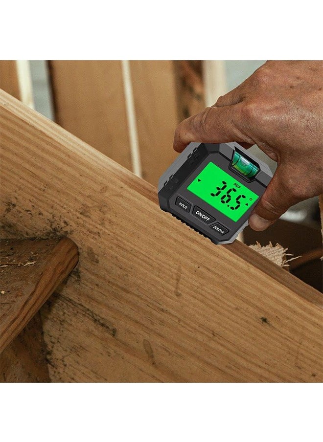 LENND - Digital Electronic Level and Angle Gauge, Angle Finder with Bubble Level and Base, Digital Inclinometer Angle Measuring Tool for Woodworking, Construction and Machinery - Image 1