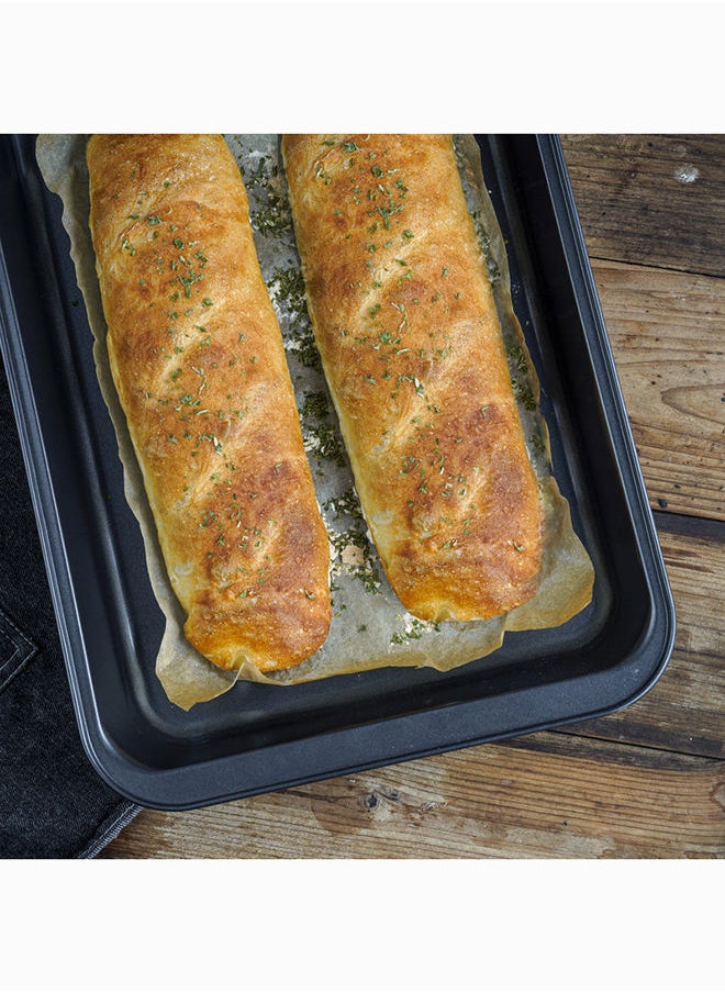 Betty Crocker - Betty Crocker Non-Stick Rectangular Roasting Pan 42.5Cm Grey - Image 1