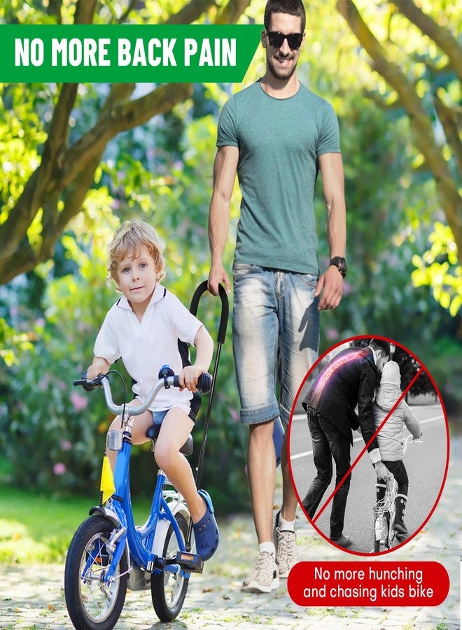 Rolitwils Upgrade Bike Training Handle - Extended 27"-33" Multi-Position Adjustable Children Bike Trainer Balance Push Bar for Kids Learning to Ride (4-Level Height Settings) - Image 3