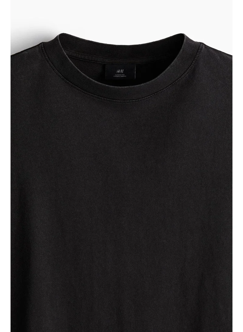 H&M Loose Fit Washed T-shirt
